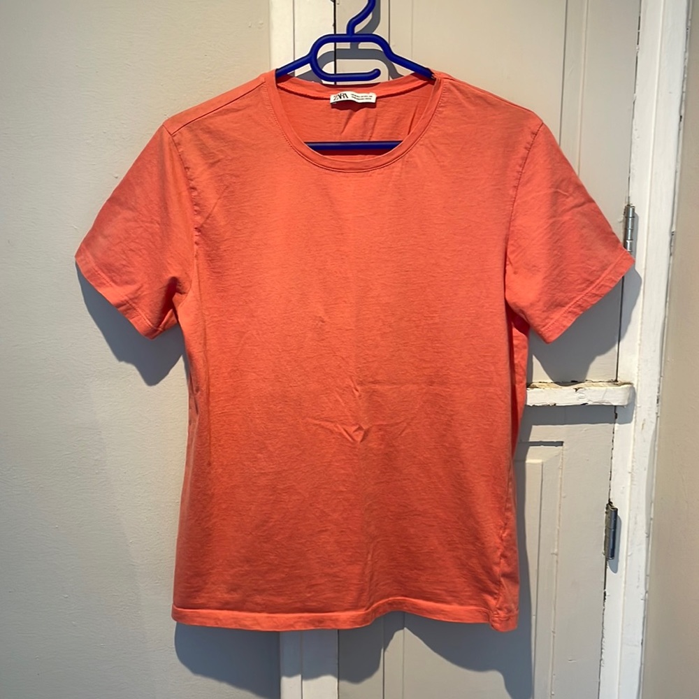Zara Men’s Pink Tee Shirt